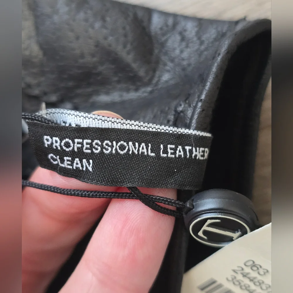 Talbots Leather Silk Women's Size 7.5 Black Outdoor Luxury Preppy